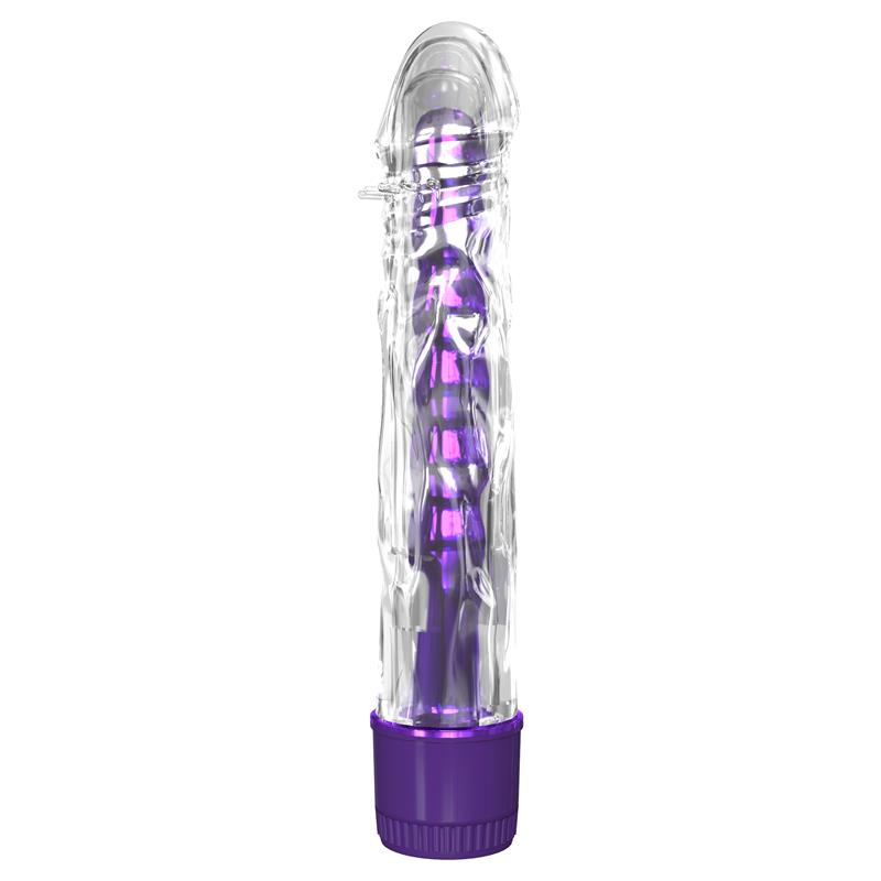 Vibrador Mr. Twister Púrpura Metálico 17 cm