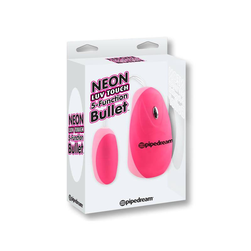 Neon Balla Vibradora 5 Funciones Luv Touch Rosa