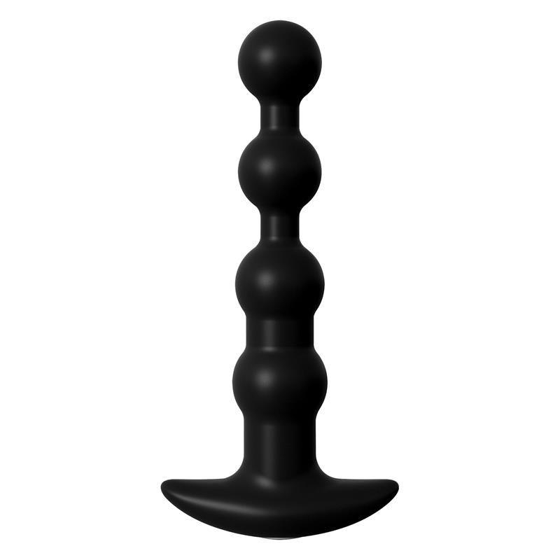 Cadena Anal con Vibración Negro