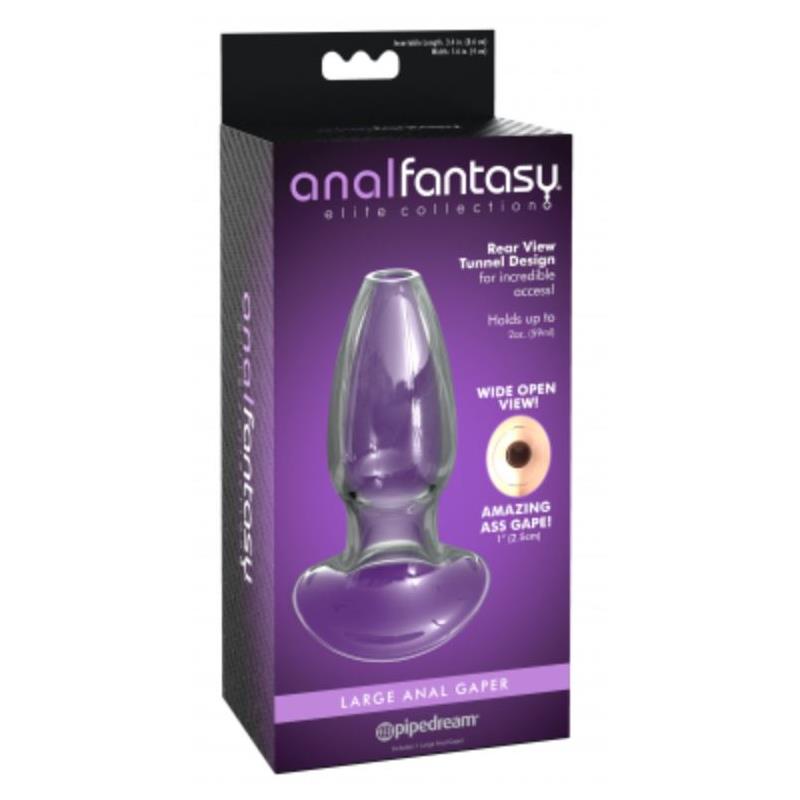 Plug Anal Gaper Grande Transparente