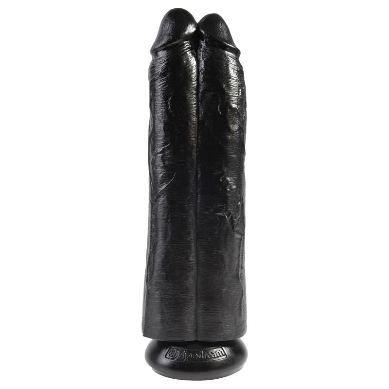 Pene Doble Two Cocks One Hole Negro 11