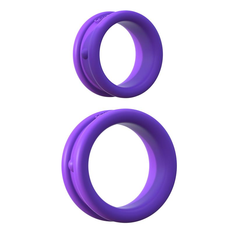 Fantasy C-Ringz Anillos Max-Width de Silicona Púrpura