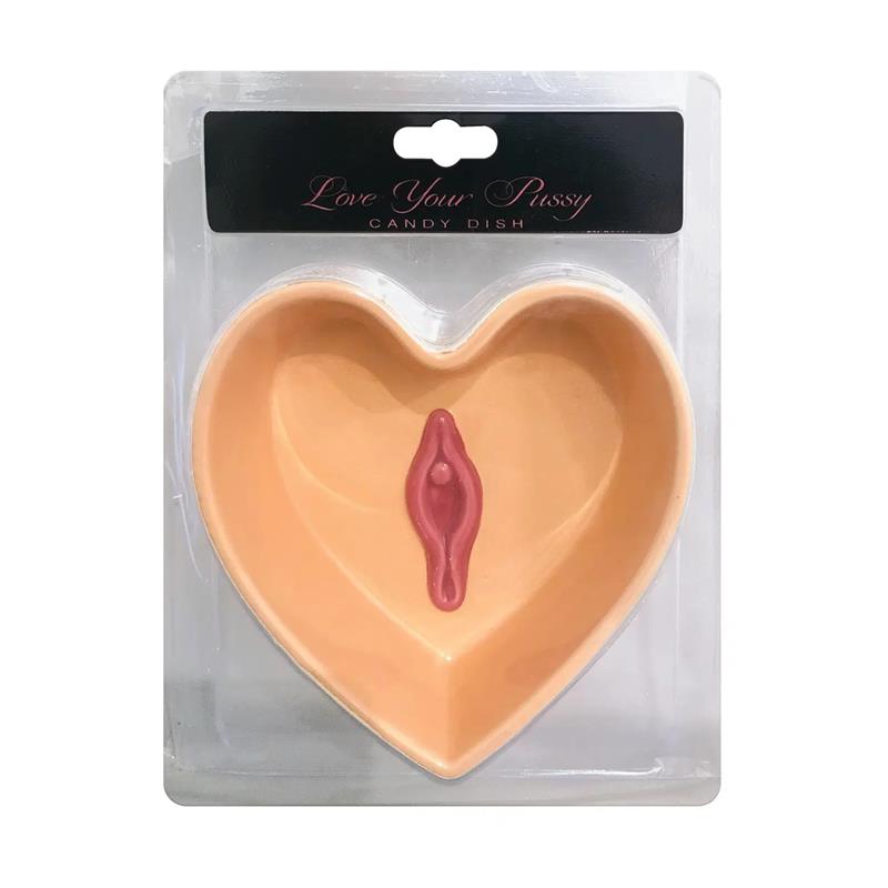 Bol para Dulces Forma de Vagina Love Your Pussy