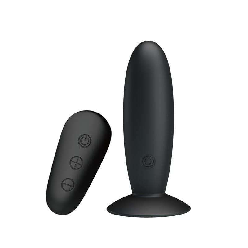 Plug Anal con Vibración y Control Remoto USB