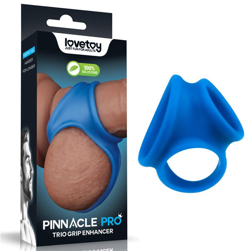 Pinnacle Pro Trio Grip Enhancer Anillo para el Pene