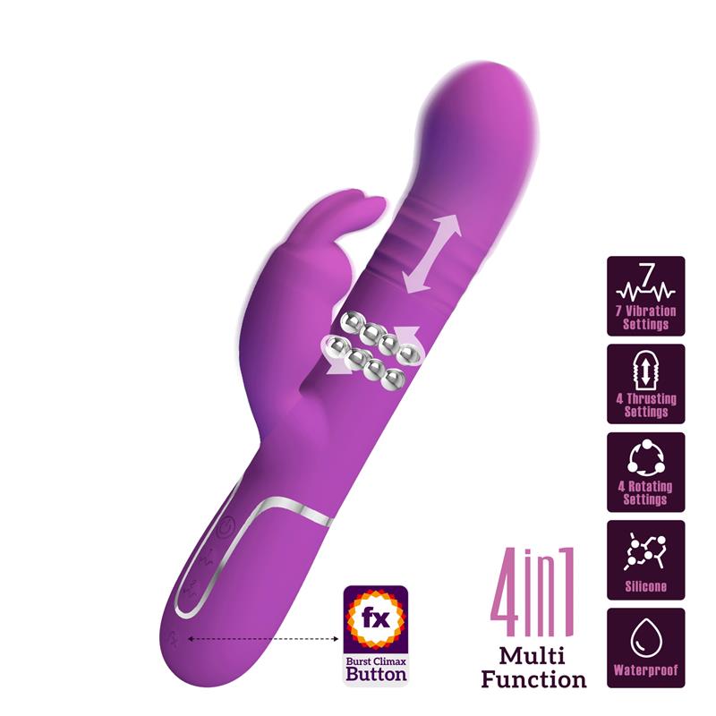 Coale Vibrador con Bolas Rotatorias y Up and Down
