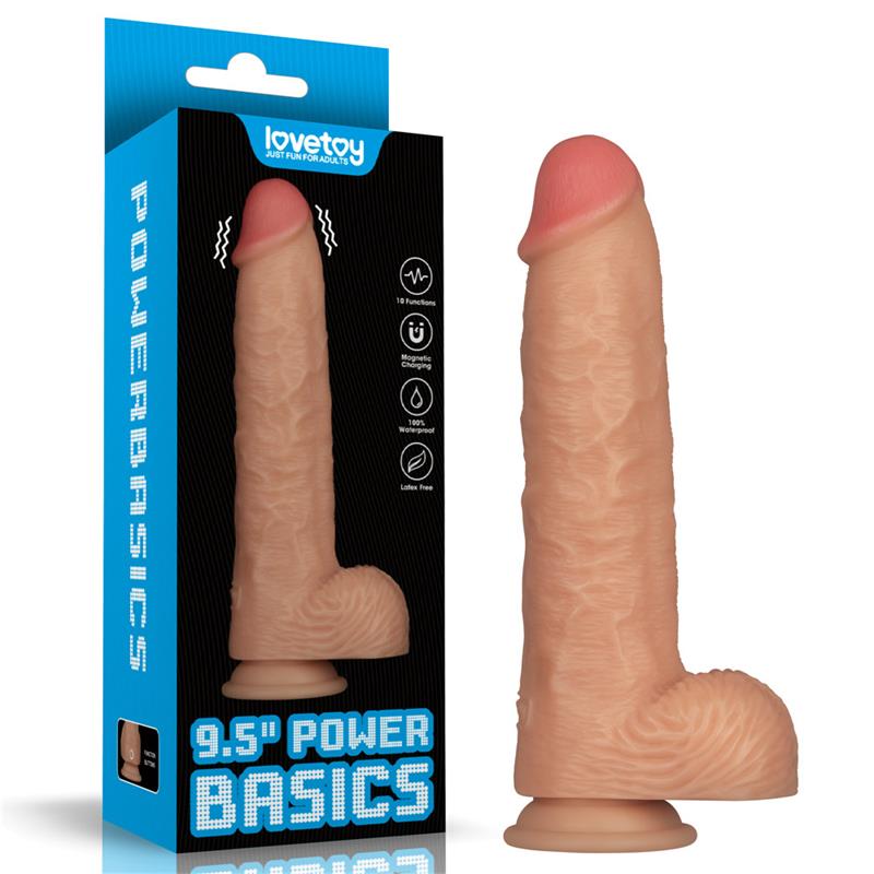Power Basics Dildo con Vibración 9.5