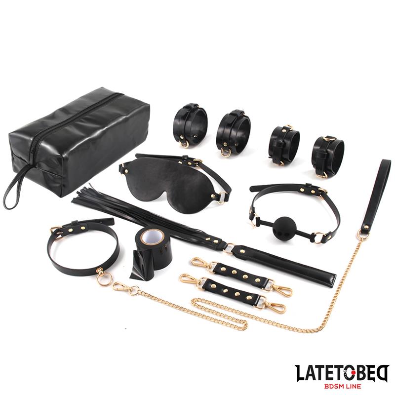 Kit de Bondage  8 Pz con Bolsa de Almacenaje