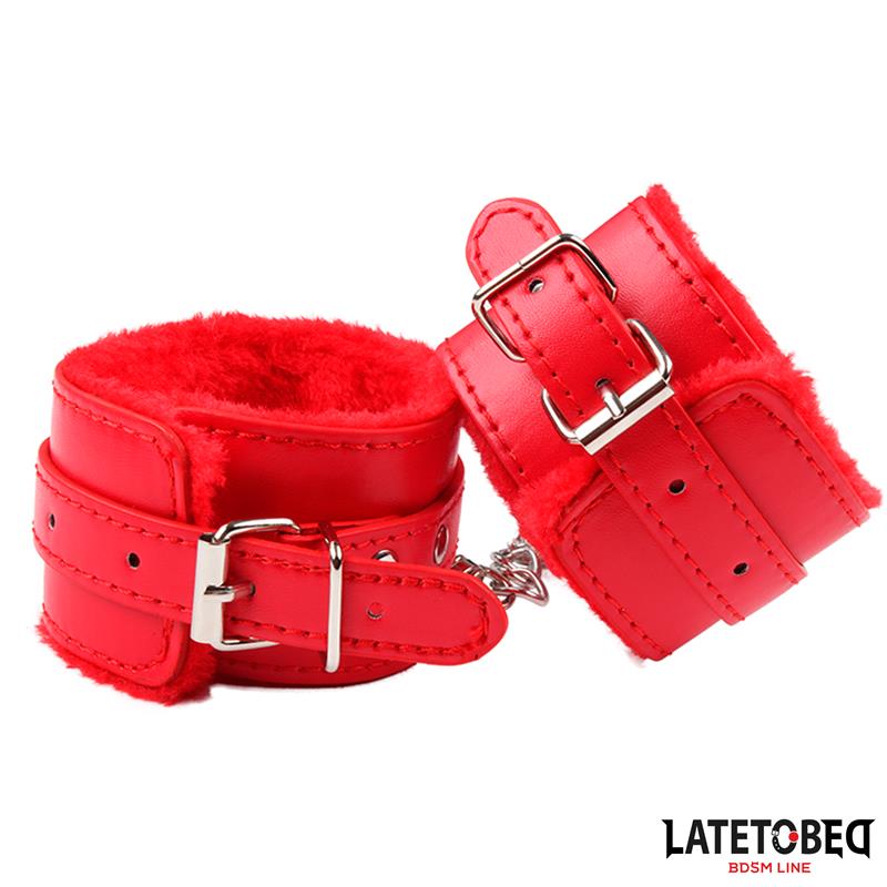 Esposas para Tobillos con Pelo Rojo