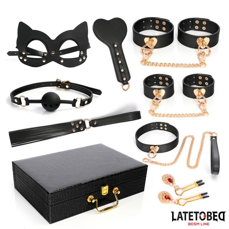 Kit Bondage de 8 Pz con Maletín de Almacenaje