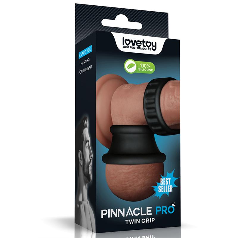Anillo Pene Pinnacle Pro Twin Grip Stretcher