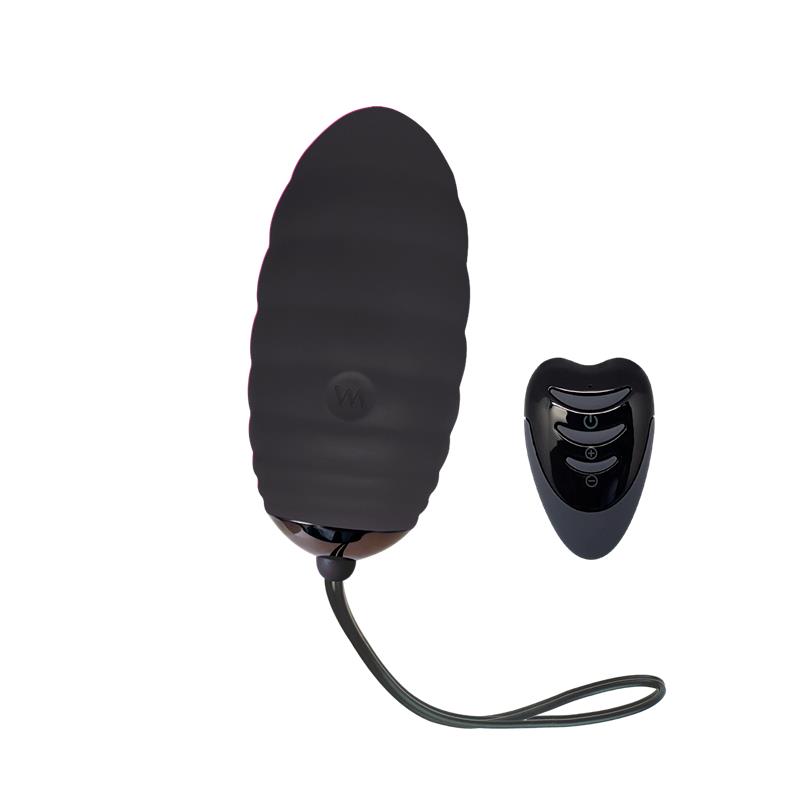 Huevo Vibrador Ocean Breeze 2.0 con Control Remoto Negro