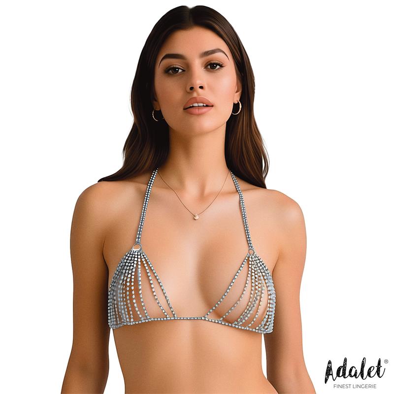 Mireya Sujetador Plateado Talla Única